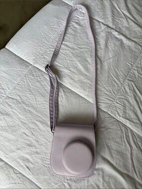 Lavender Crossbody Polaroid Camera Bag
